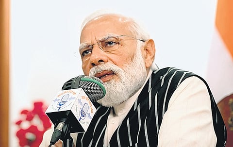 Prime Minister Narendra Modi on Tuesday said investors from across the world are keenly looking at India and the domestic industry must rise and seize this 'golden chance'