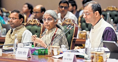 Finance Minister Nirmala Sitharaman chairs the GST Council meet on Saturday