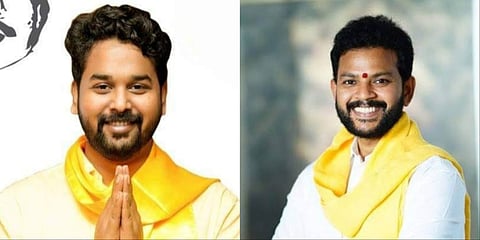 GM Harish Madhur(L), Kinjarapu Ram Mohan Naidu(R)