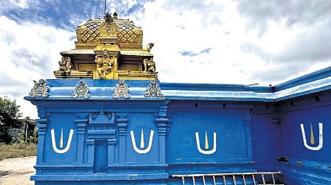 Vestiges of bygone eras seen in this Vishnu temple in Tamil Nadu