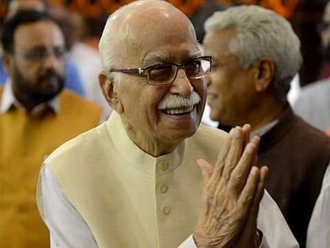Veteran BJP leader LK Advani.