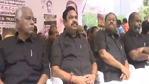 AIADMK holds hunger strike demanding CBI inquiry over Kallakurichi hooch tragedy