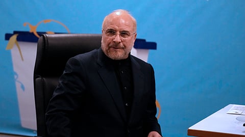 Iran's parliament speaker Mohammad Bagher Qalibaf