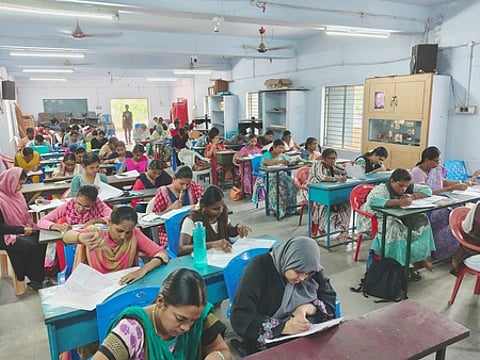 The allotment of exam centres located in far-off places for the upcoming NEET-PG examination.