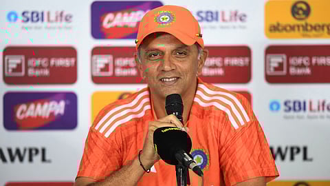 India’s coach Rahul Dravid
