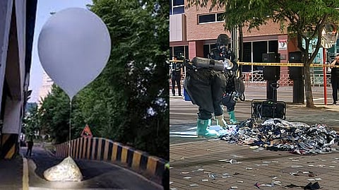 South Korean Joint Chiefs of Staff spokesperson Lee Sung Joon told reporters Monday that the military is closely monitoring North Korean moves because northerly or northwesterly winds, favorable for North Korean balloon launches, were forecast on Monday.