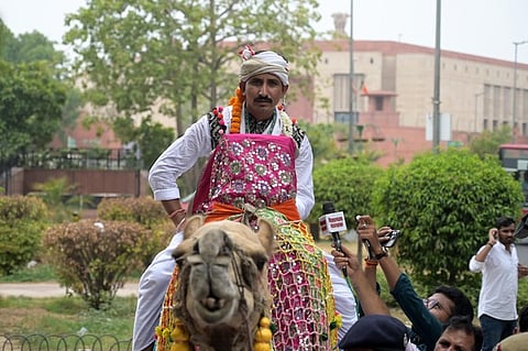 The political temperature in Rajasthan has risen sharply after Bharat Adivasi Party (BAP) MP Rajkumar Roat raised the demand for a separate Bhil Pradesh.