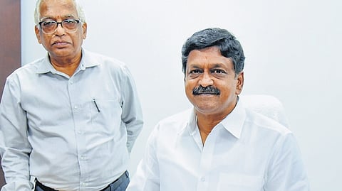 Minister for Finance and Planning Payyavula Keshav takes charge on Wednesday I Express