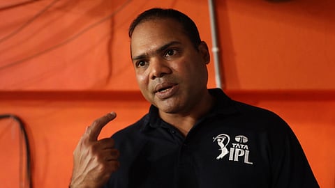 Umpire Nitin Menon (Express Photo | Sri Loganathan Velmurugan)