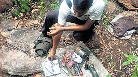 Explosives seized by BSF during search operations