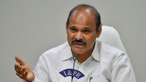 Minister for Housing and Information and Public Relations Kolusu Parthasarathy.