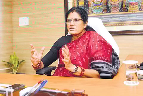 Deputy Chief Minister Pravati Parida.