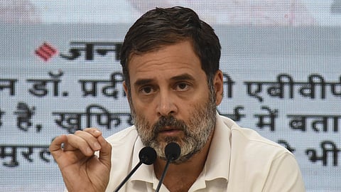 Congress leader Rahul Gandhi