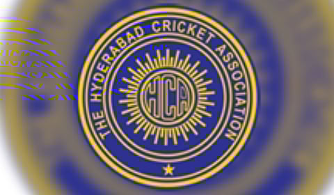 A logo of the Hyderabad Cricket Association