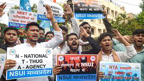 Protests against NTA's credibility.