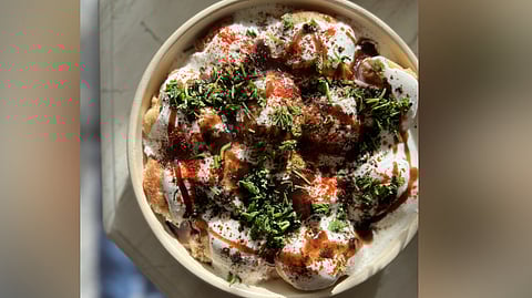 Homemade dahi bhalla
