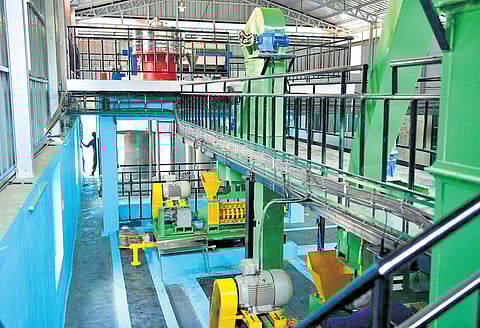 The agricultural processing unit of Kakkoor Cooperative Society