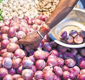 Prices of onion have hit the roof with the bulb selling at Rs 40 to Rs 50 per kg.