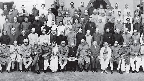 Agya Ram Datt photographed the
1950 Constituent Assembly members