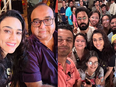 Preity Zinta wraps up her "toughest film" 'Lahore1947', thanks Sunny Deol, Aamir Khan, Rajkumar Santoshi