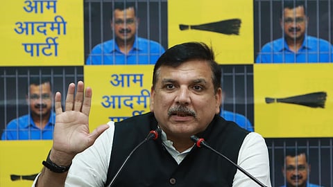 Senior AAP Leader and Rajya Sabha Member Sanjay Singh.