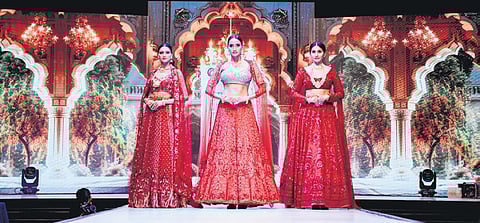 A fashion show showcasing designs from the jewellers of Hyderabad