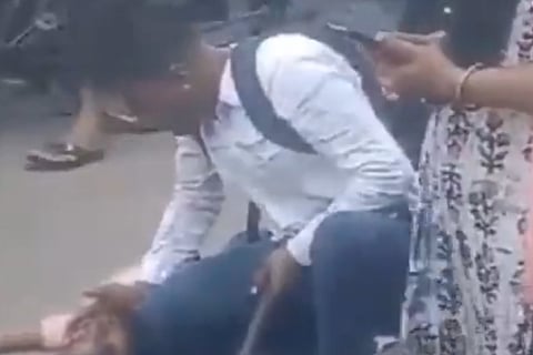 Screengrab from a video of the incident.