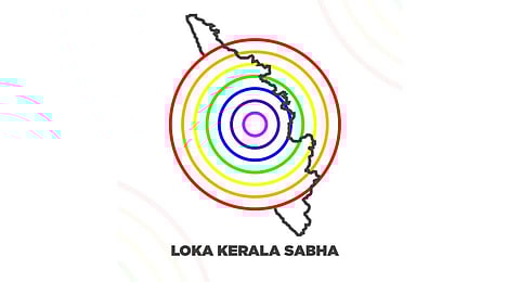 Loka Kerala Sabha logo used for representation
