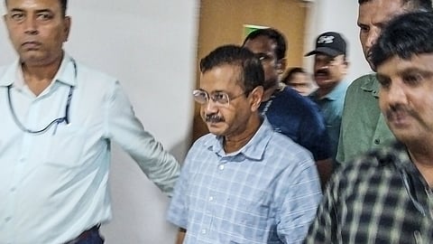 Delhi Chief Minister Arvind Kejriwal being produced before Rouse Avenue court by the CBI,
