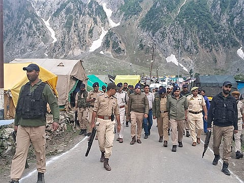 IGP reviews security measures enroute to Amarnath Yatra, camping sites and Yatra Camp Baltal
