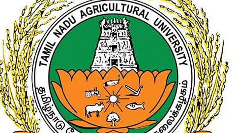 Tamil Nadu Agricultural university logo.