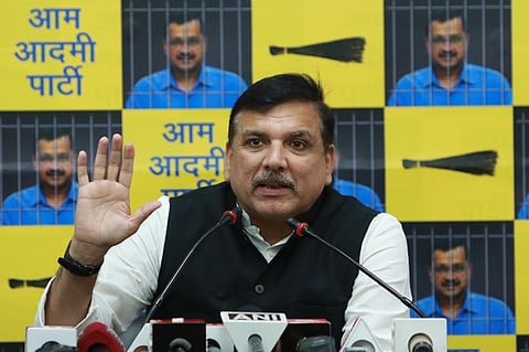 Senior AAP Leader and Rajya Sabha Member Sanjay Singh