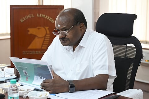 Union Minister for Steel and Heavy Industries HD Kumaraswamy