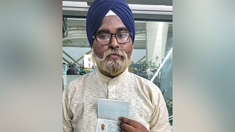 A 24-year-old man personating as 67-year-old passenger apprehended by CISF personnel at Delhi airport on Tuesday.