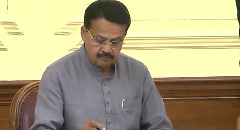 Bhartruhari Mahtab take oath as 'speaker pro-tem'
