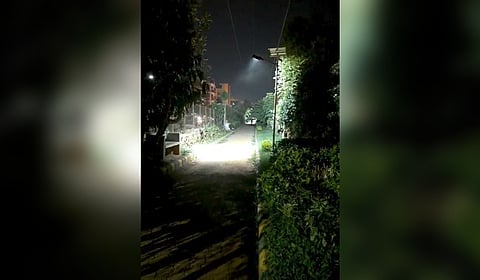 For four long years, the park was plunged into darkness due to dysfunctional lights.