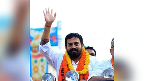 The newly-elected MLA of Dharmasala, Himanshu Sekhar Sahoo