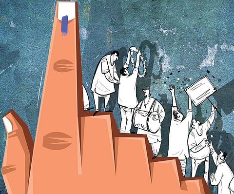 PSU, Adani stocks lead rally ahead of LS poll results