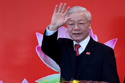 Communist Party leader Nguyen Phu Trong
