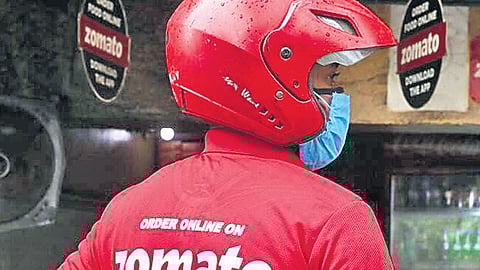 Zomato food delivery executive. Image used for representation.