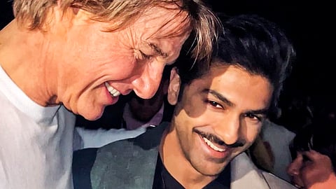 'Heeramandi' actor Taaha Shah Badussha meets Hollywood actor Tom Cruise