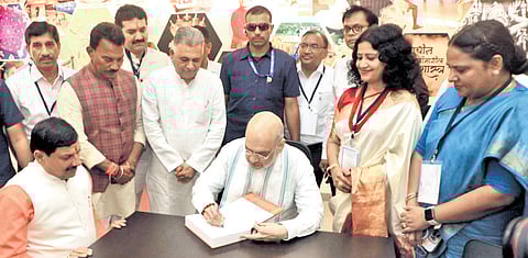 Home Minister Amit Shah at the ‘Indian Knowledge Tradition Cell’ in Indore