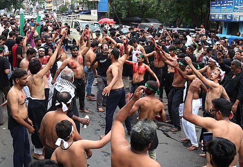 Muslims take part in the procession on the last day of Muharram; image used for representative purposes only