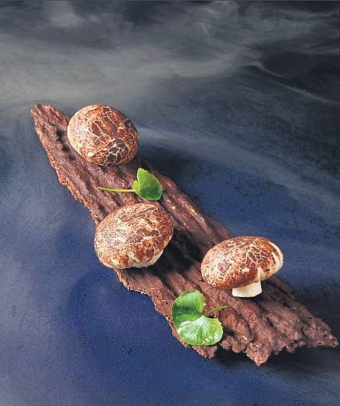 Trio Mushroom with Dry Chilli