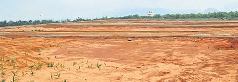 Real estate plots at AJ Agraharam near Erra Matti Dibbalu in Vizag