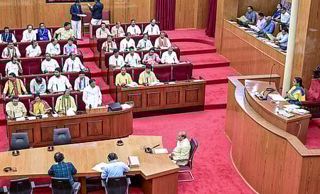 Odisha CM & Finance Minister, Mohan Majhi presents state budget 2024-25 in the Odisha Assembly