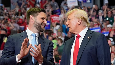 US President Donald Trump and Vice President JD Vance.