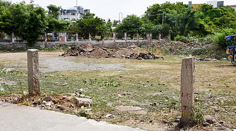 A vacant parcel of land at Tennur in Tiruchy. For representational purposes only.