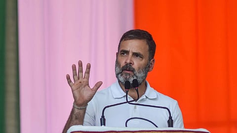 Leader of Opposition in Lok Sabha Rahul Gandhi.