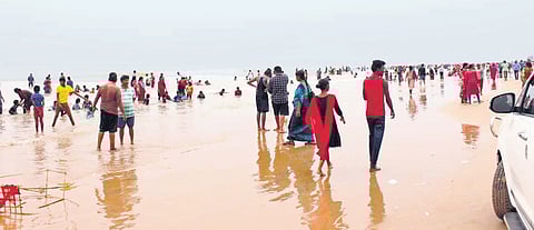 Police reopen beaches in Andhra's Bapatla district after a fortnight
